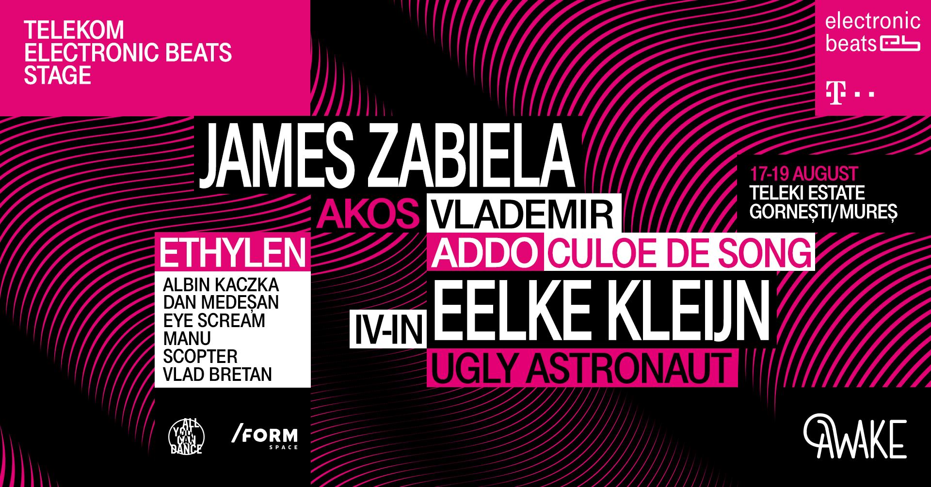 Telekom Electronic Beats aduce un lineup electronic la Awake Festival, Gornești, Mureș, între 17 și 19 august