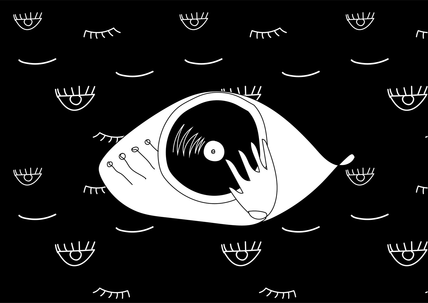 Citește un interviu cu Irina Moroșan, artista care a realizat imaginea seriei de petreceri Lunar / Irina Morosan Musical cliches
